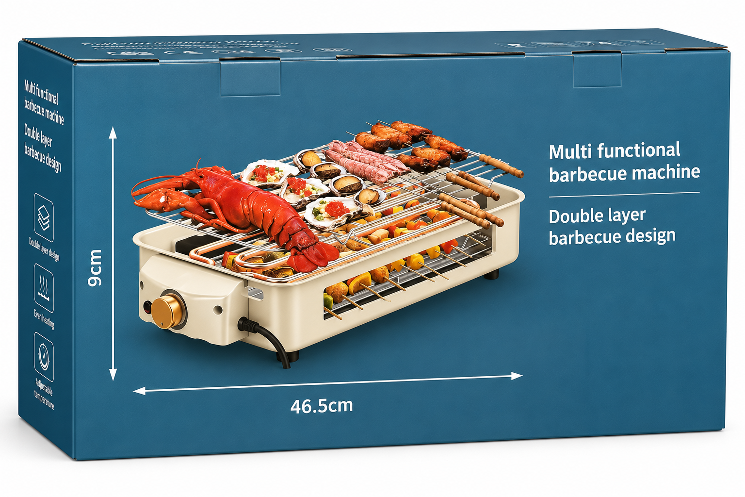 Multi-Functional Barbecue Machine