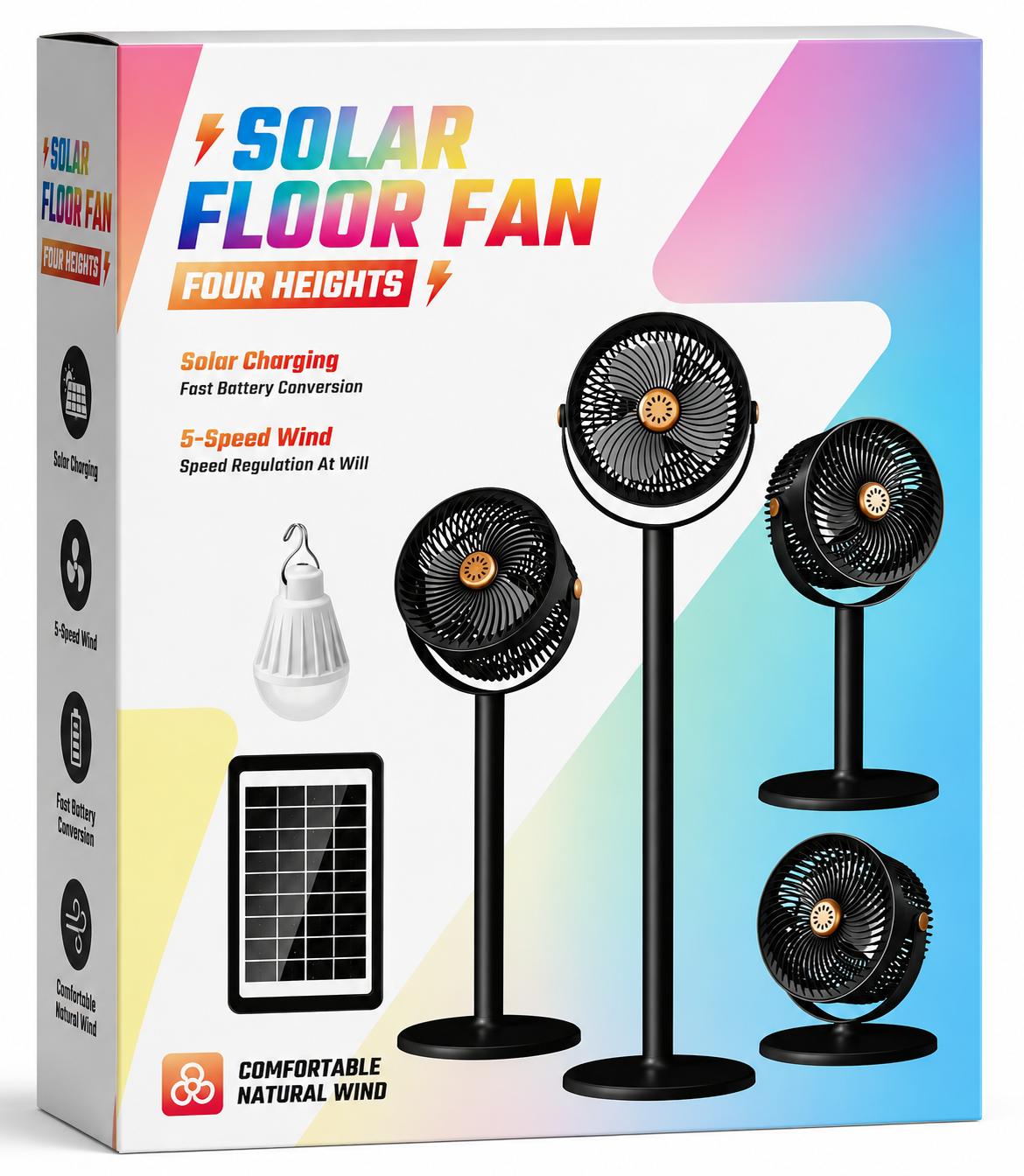 Solar Floor Fan