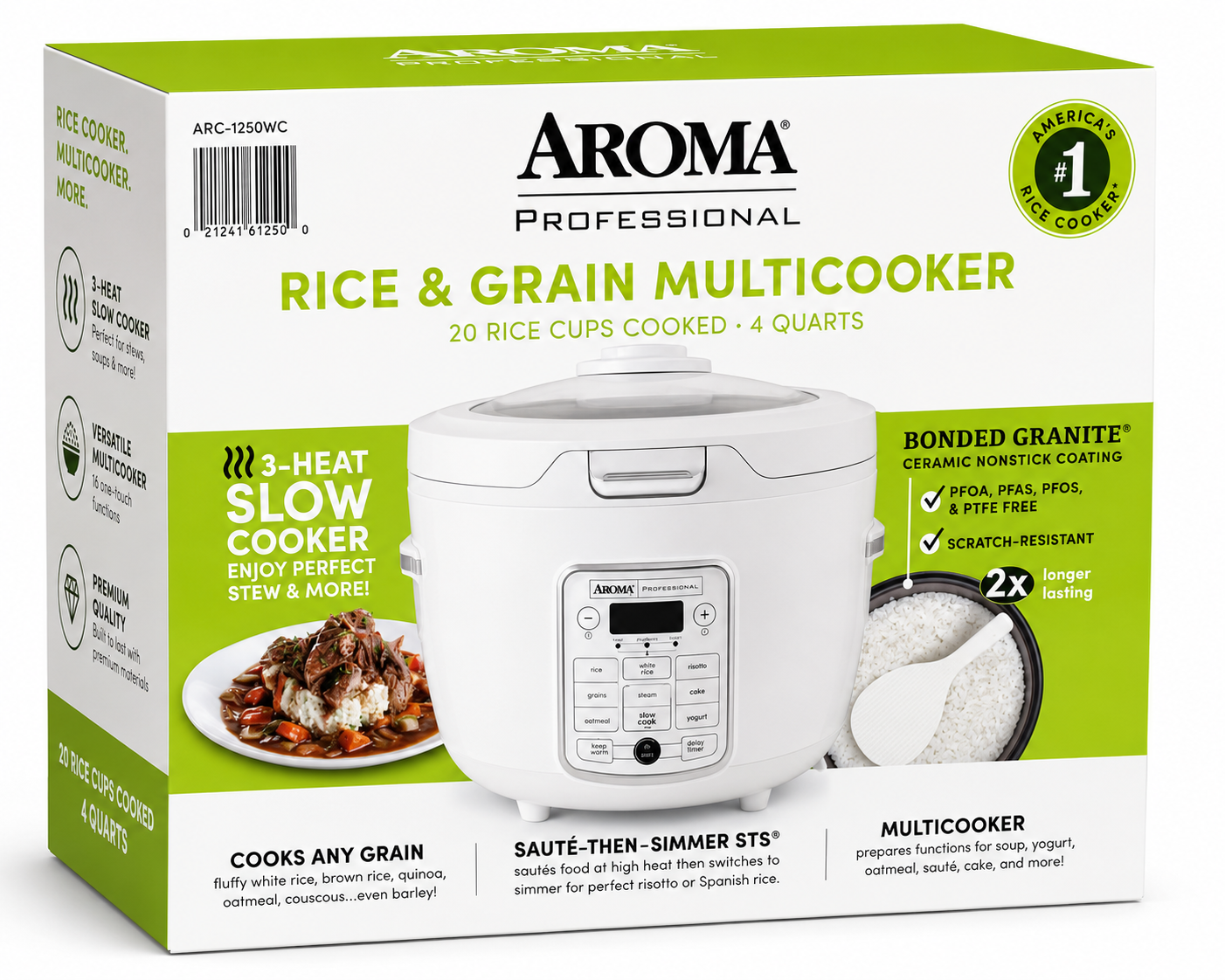 AROMA Rice & Grain Multicooker