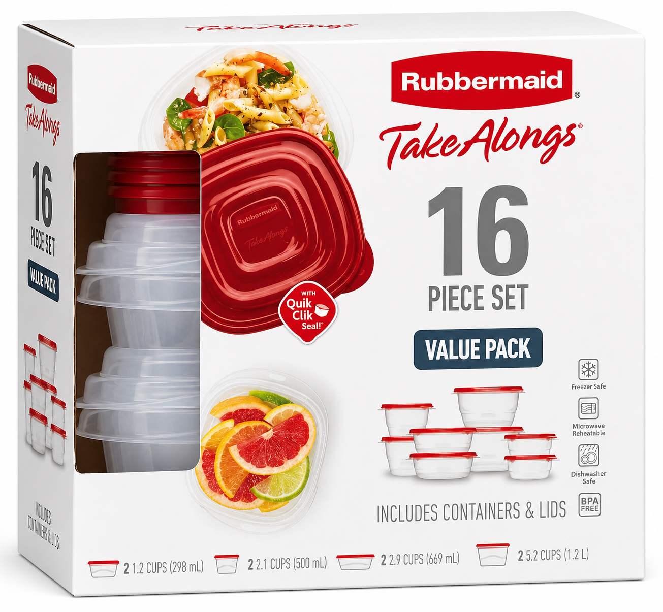 Rubbermaid Take Alongs (16pc)
