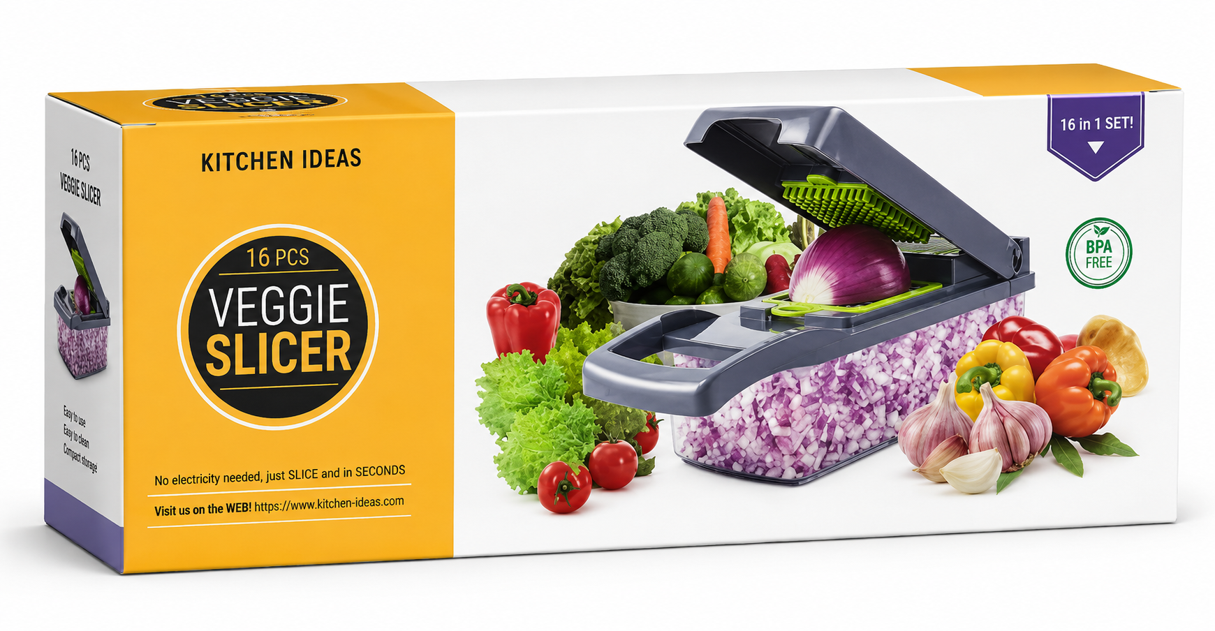16pc Veggie Slicer