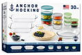 Anchor Hocking Glass Bakeware & Storage Set (30pc)
