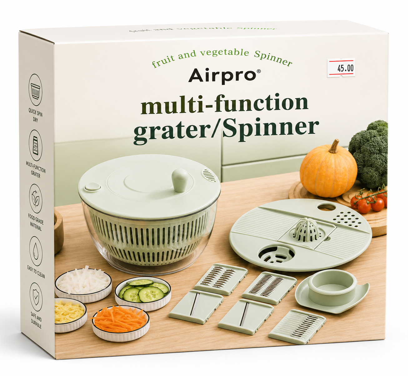 Multi-function Grater\Spinner