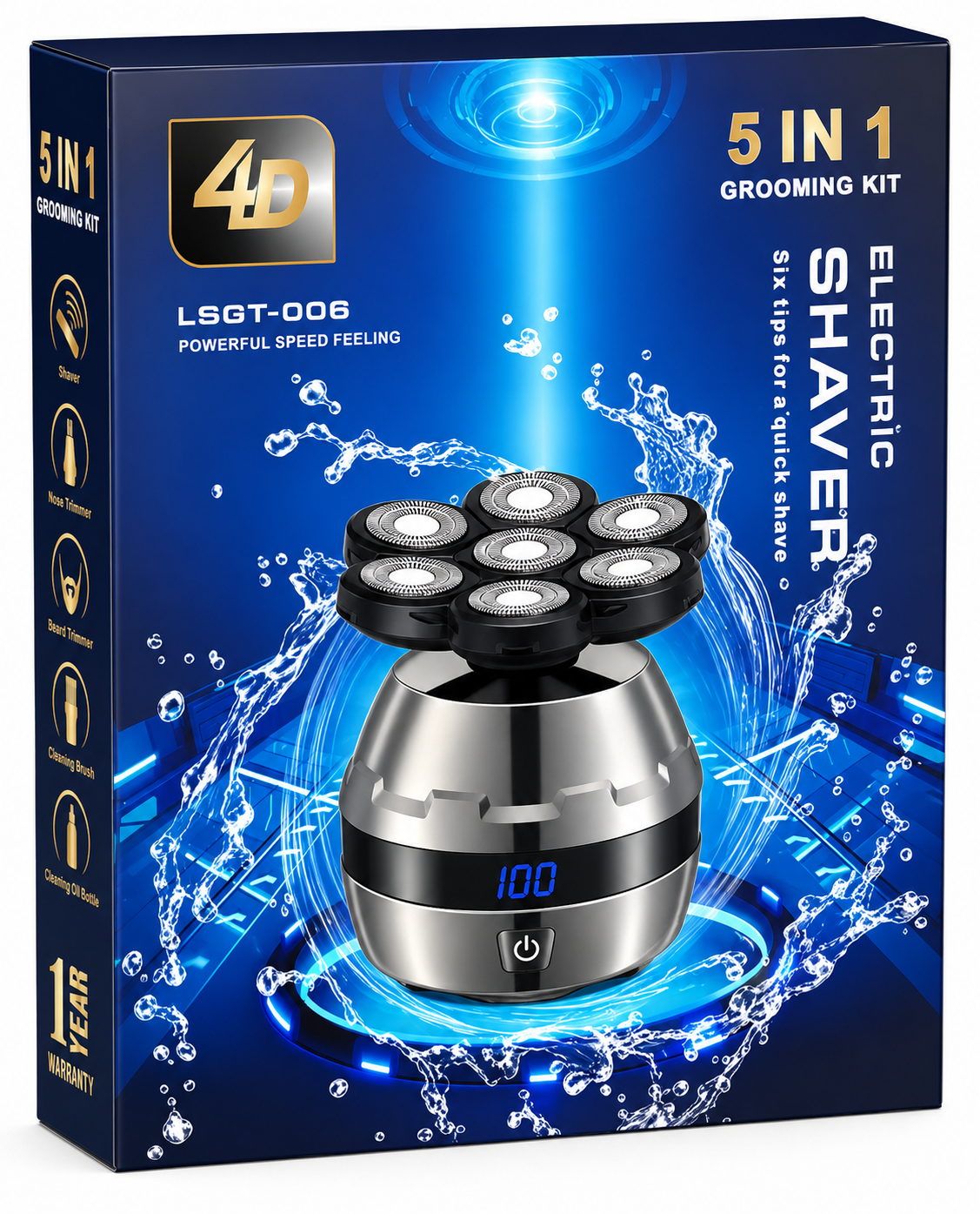 5-In-1 Electric Shaver